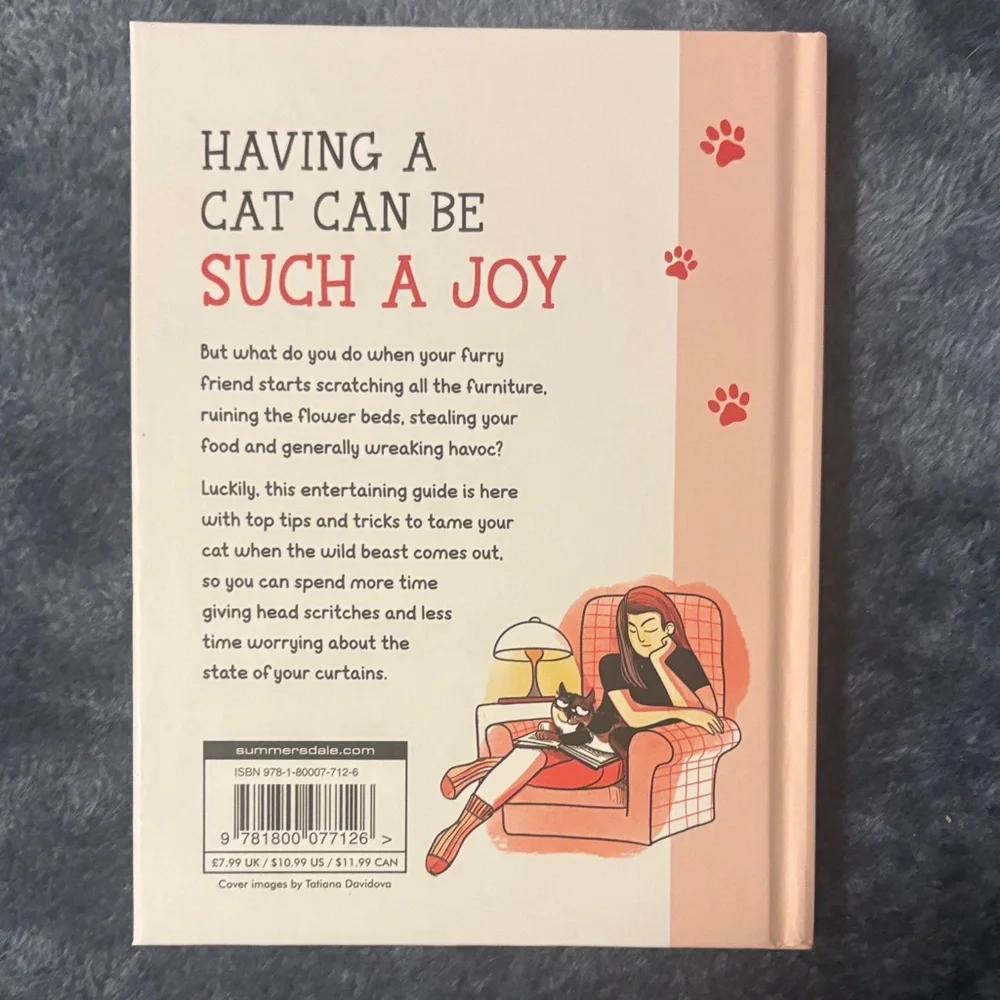 How to Tame Your Cat Book by Sam Hart - Illustrated Guide